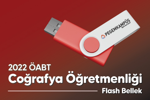 2022 ÖABT Coğrafya Öğretmenliği Flash Bellek Video Dersler