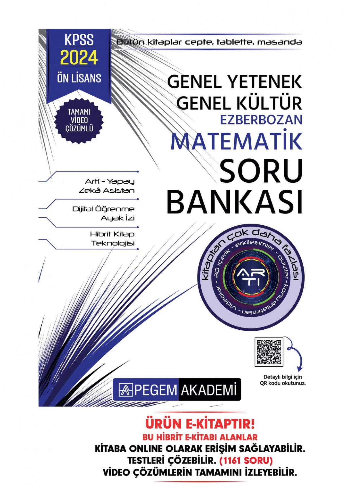 2024 KPSS Genel Yetenek Genel Kültür Ön Lisans Ezberbozan Matematik-Geometri Soru Bankası Hibrit E-Kitap