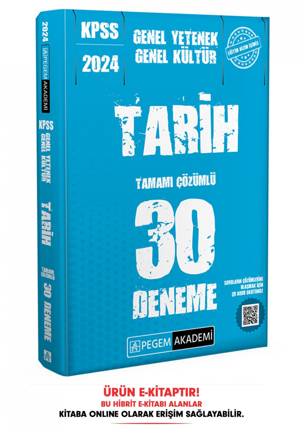 2024 KPSS Genel Yetenek Genel Kültür Tarih 30 Deneme E-Kitap