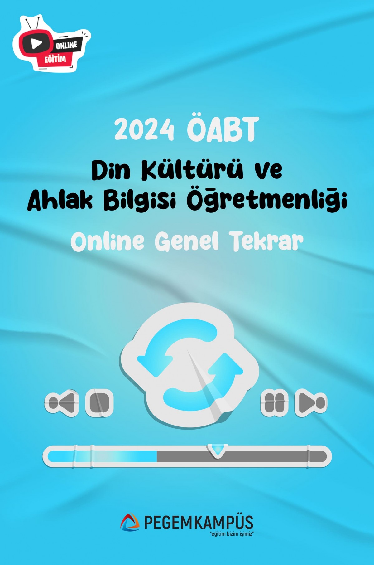2024 KPSS ÖABT Din Kültürü ve Ahlak Bilgisi Öğretmenliği Online Genel Tekrar