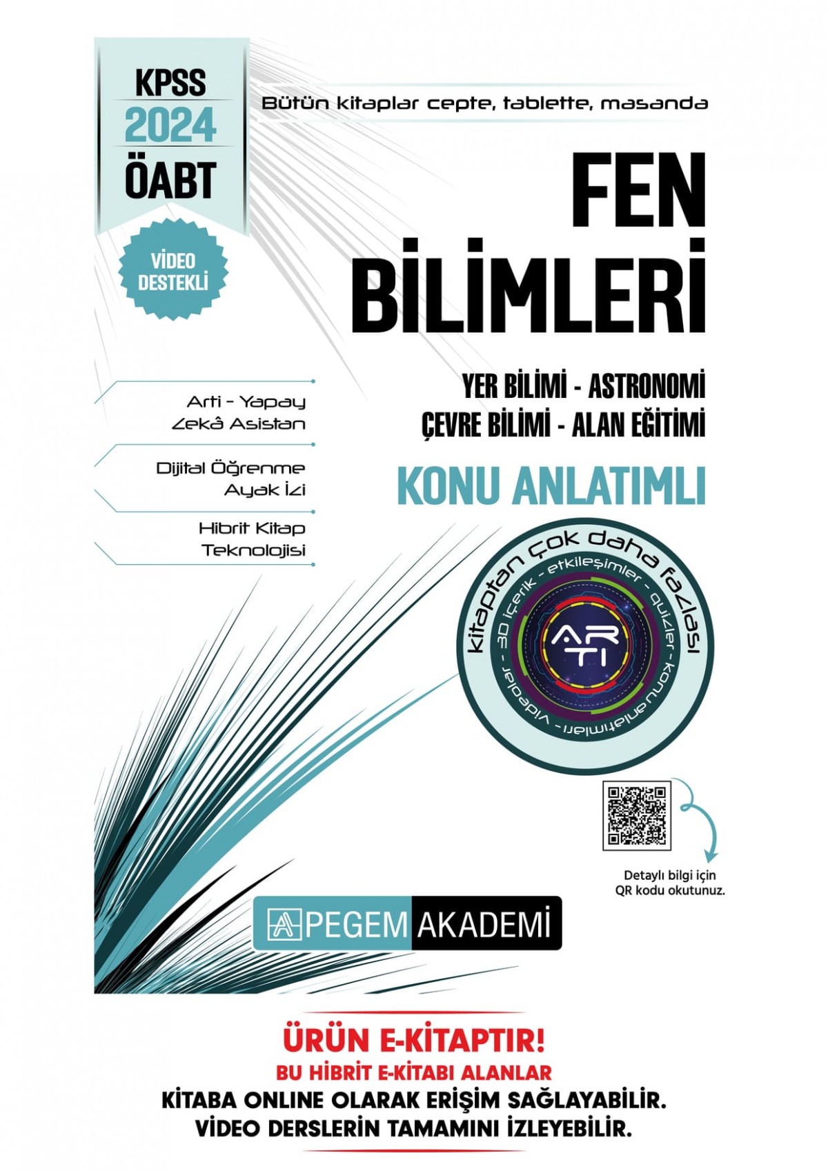 2024 KPSS ÖABT Fen Bilimleri Yer Bilimi - Astronomi - Çevre Bilimi - Alan Eğitimi Konu Anlatımlı Hib
