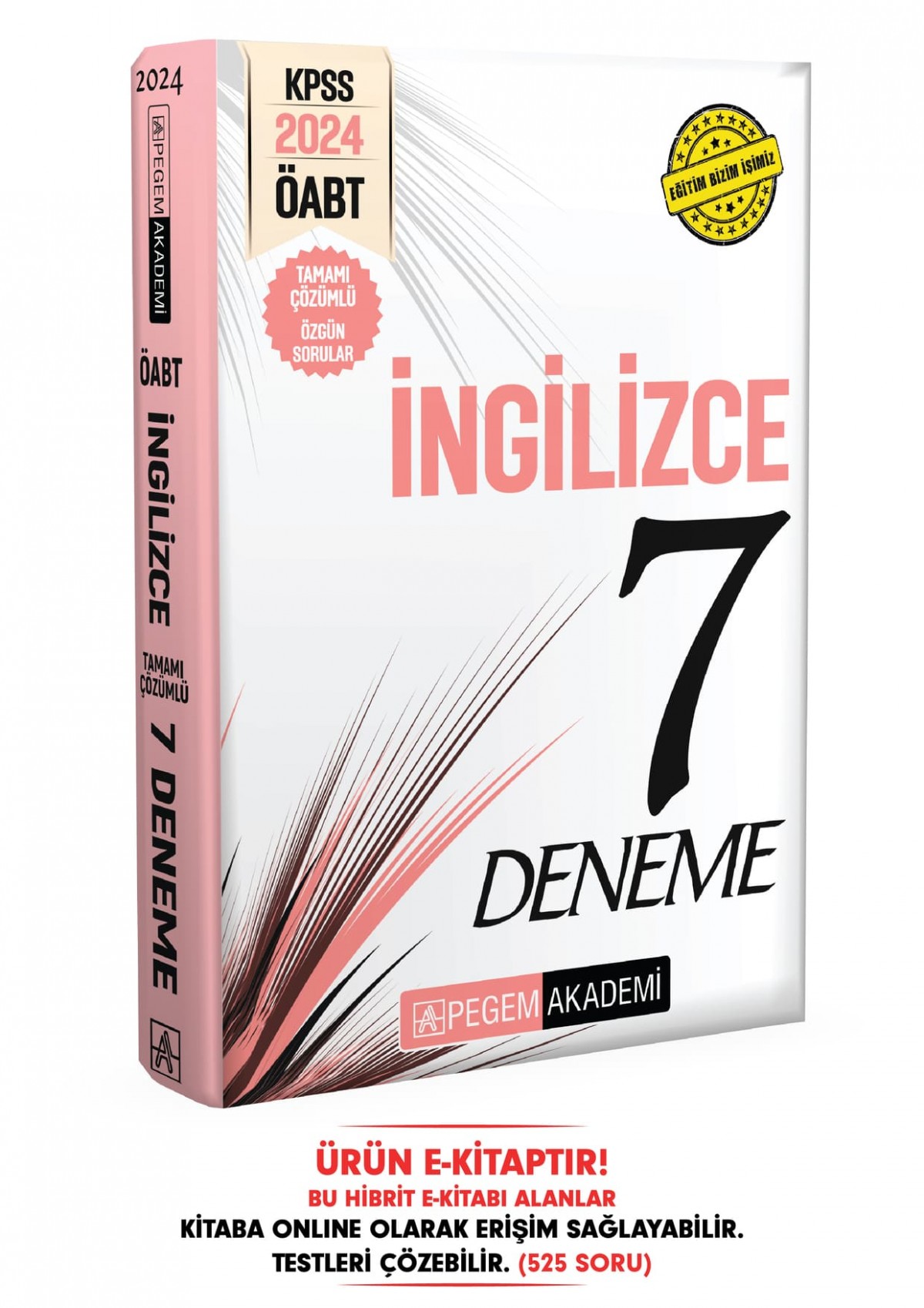 2024 KPSS ÖABT İngilizce Öğretmenliği Tamamı Çözümlü 7 Deneme E-Kitap