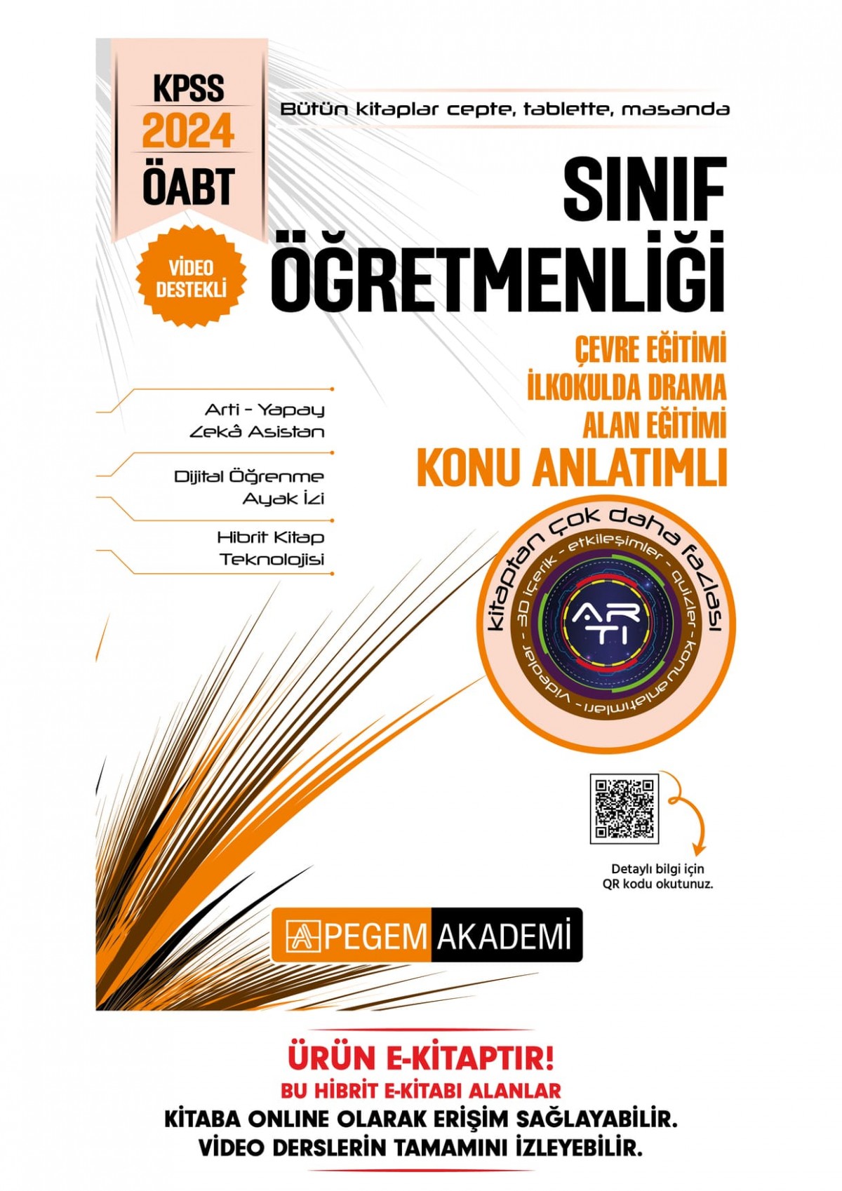 2024 KPSS ÖABT Sınıf Öğretmenliği İlkokulda Drama, Çevre Eğitimi ve Alan Eğitimi Konu Anlatımlı Hibr