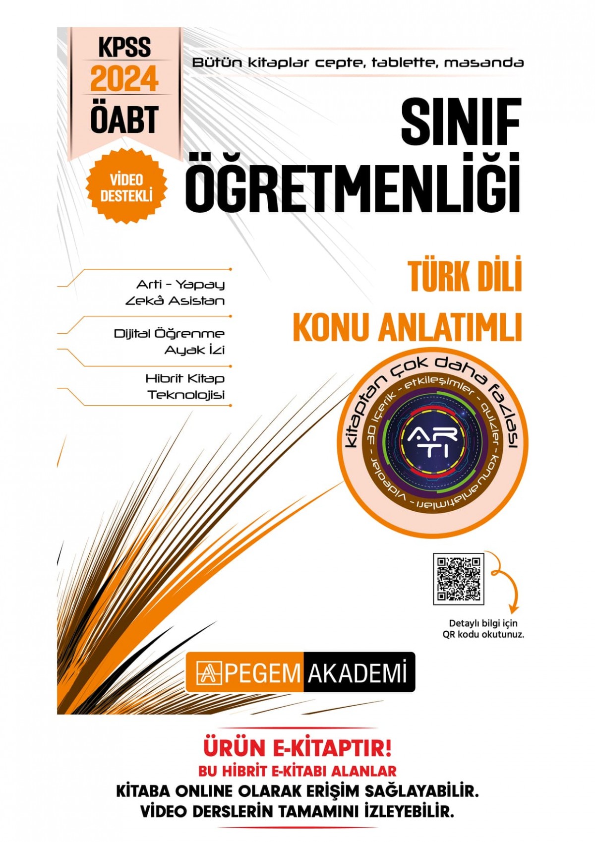 2024 KPSS ÖABT Sınıf Öğretmenliği Türk Dili Konu Anlatımlı Hibrit E-Kitap