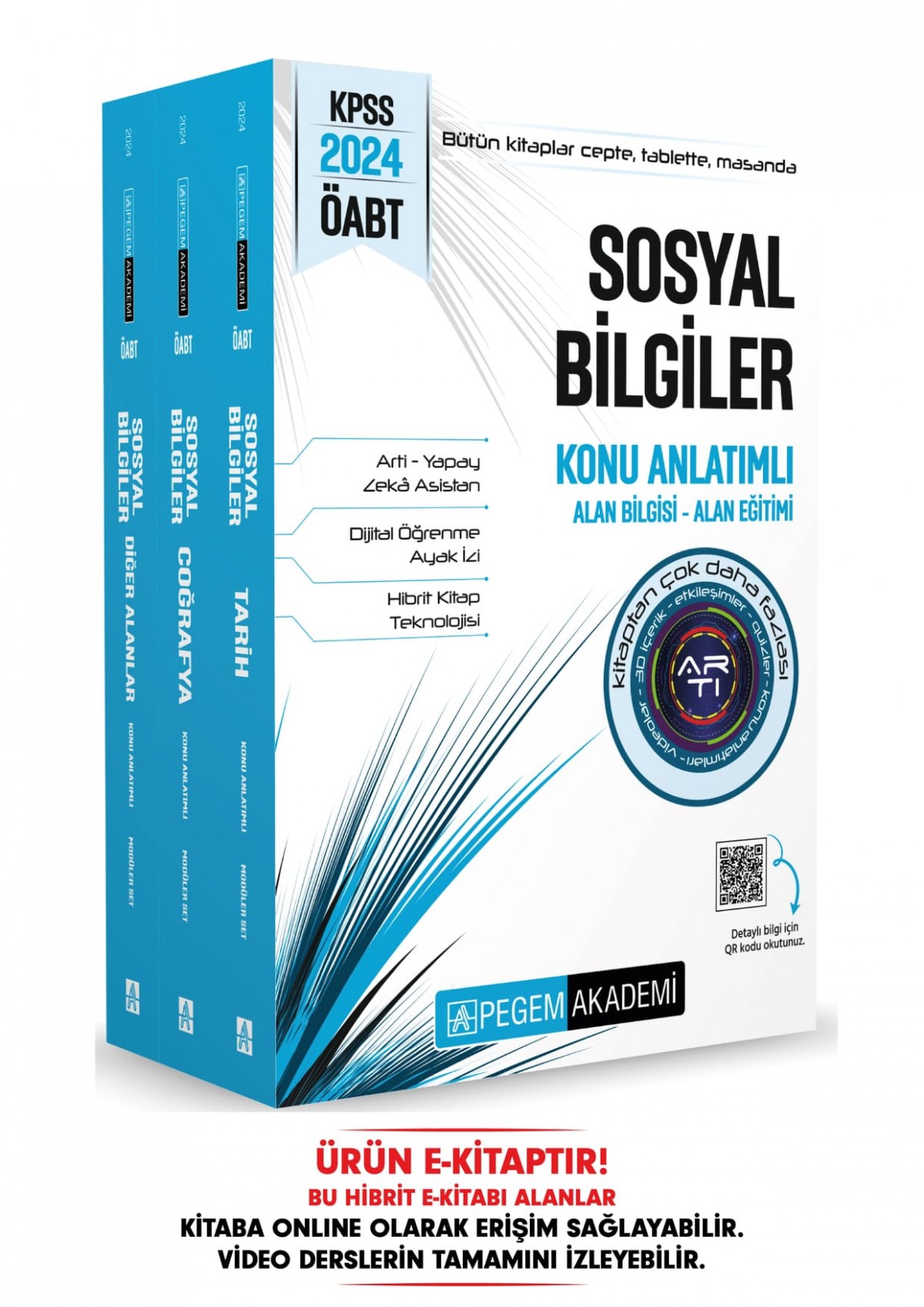 2024 KPSS ÖABT Sosyal Bilgiler Öğretmenliği Konu Anlatımlı Modüler Hibrit E-Kitap Seti