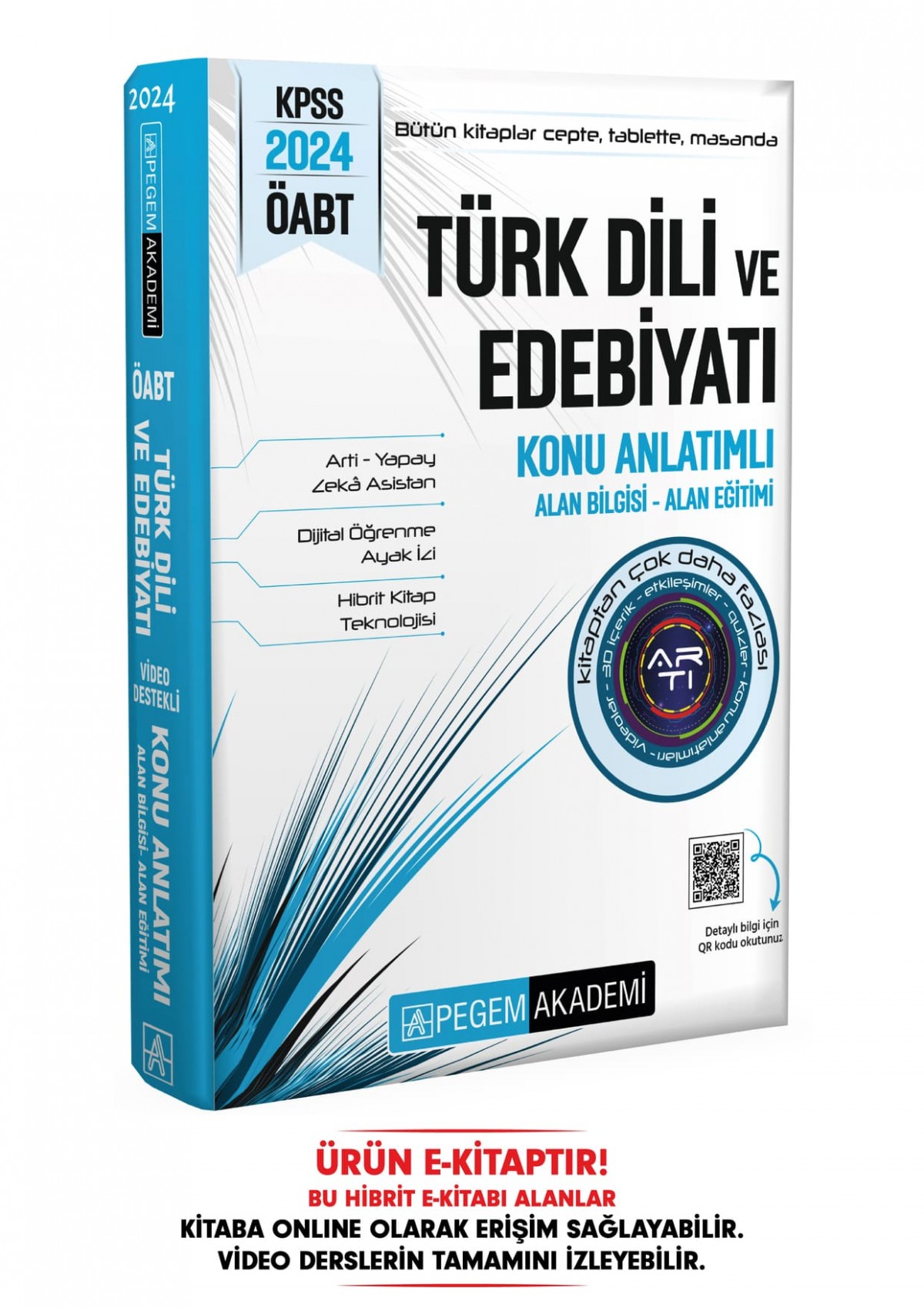 2024 KPSS ÖABT Türk Dili ve Edebiyatı Öğretmenliği Konu Anlatımlı Hibrit E-Kitap
