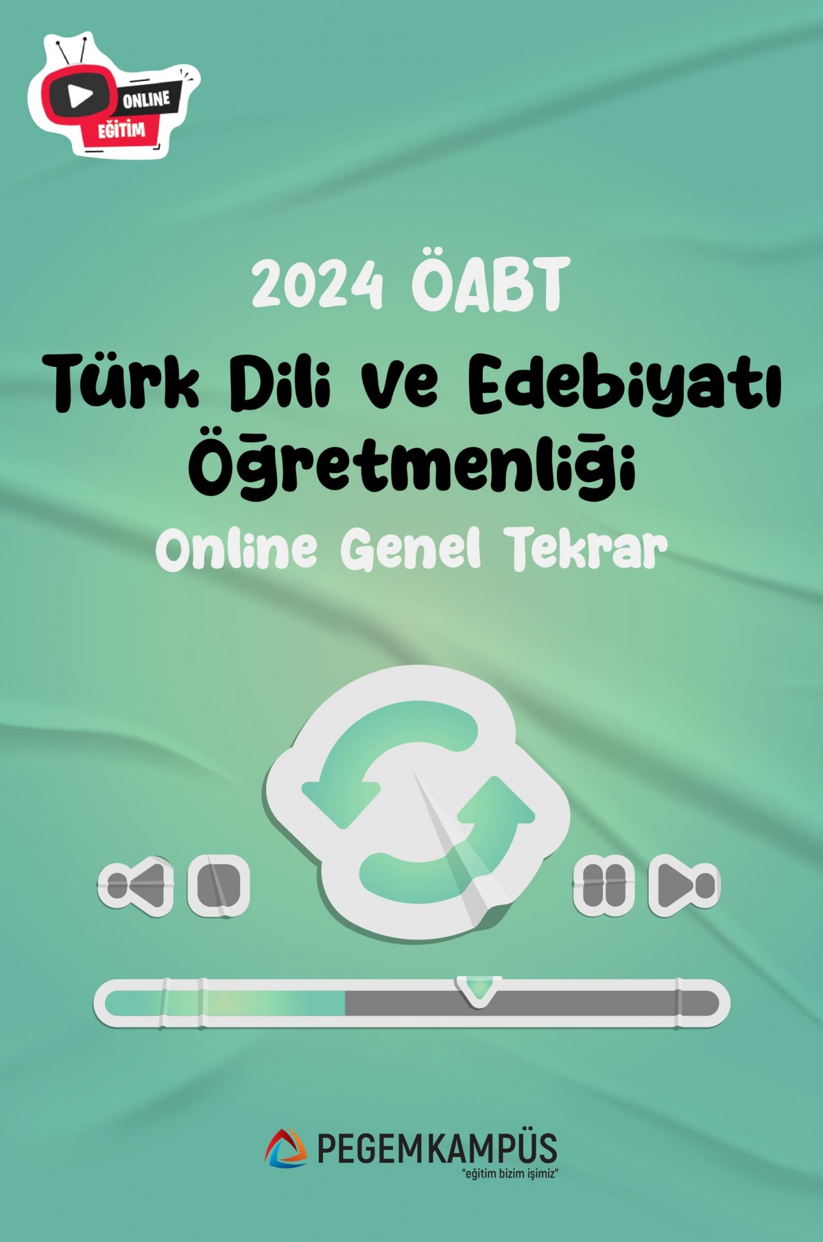 2024 KPSS ÖABT Türk Dili ve Edebiyatı Öğretmenliği Online Genel Tekrar
