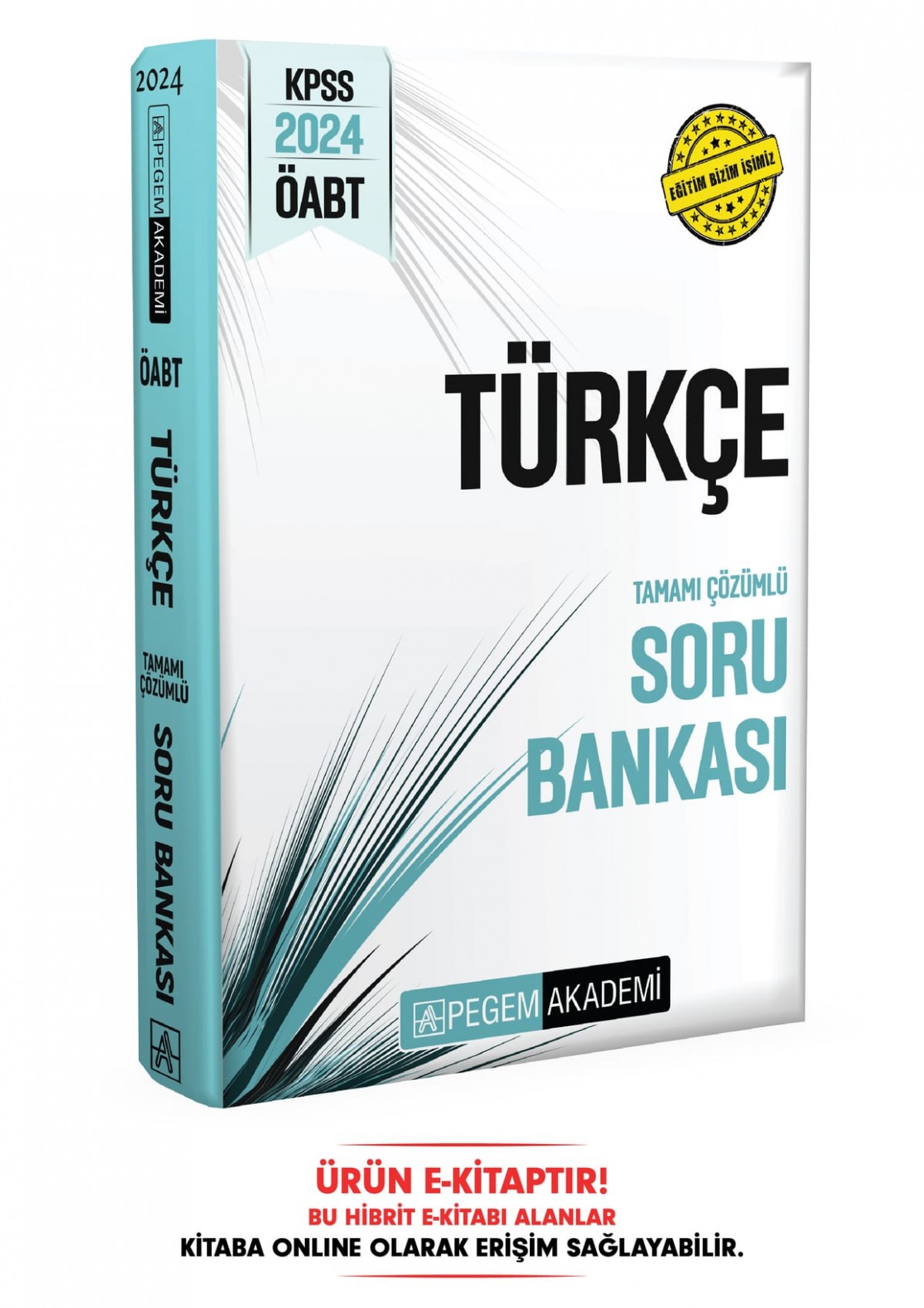 2024 KPSS ÖABT Türkçe Öğretmenliği Tamamı Çözümlü Soru Bankası E-Kitap