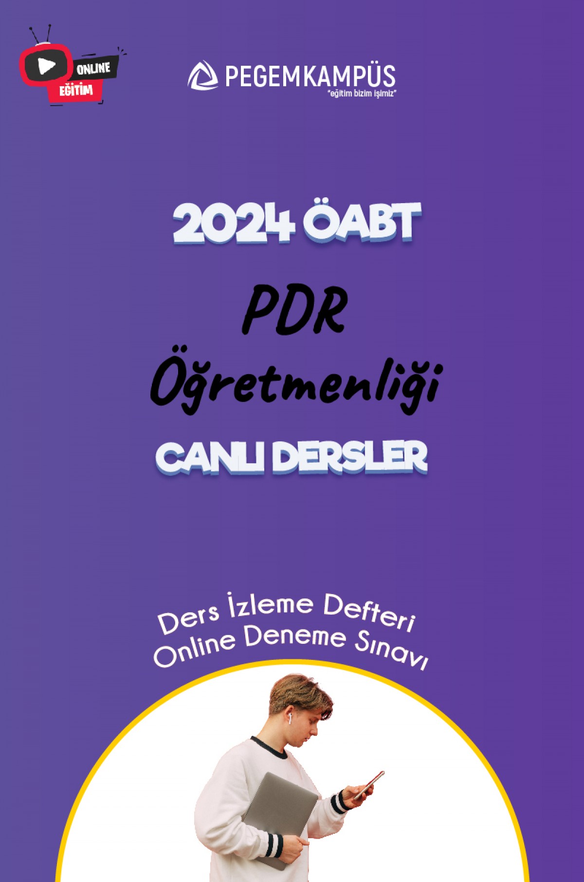 2024 ÖABT PDR Öğretmenliği Canlı Dersler