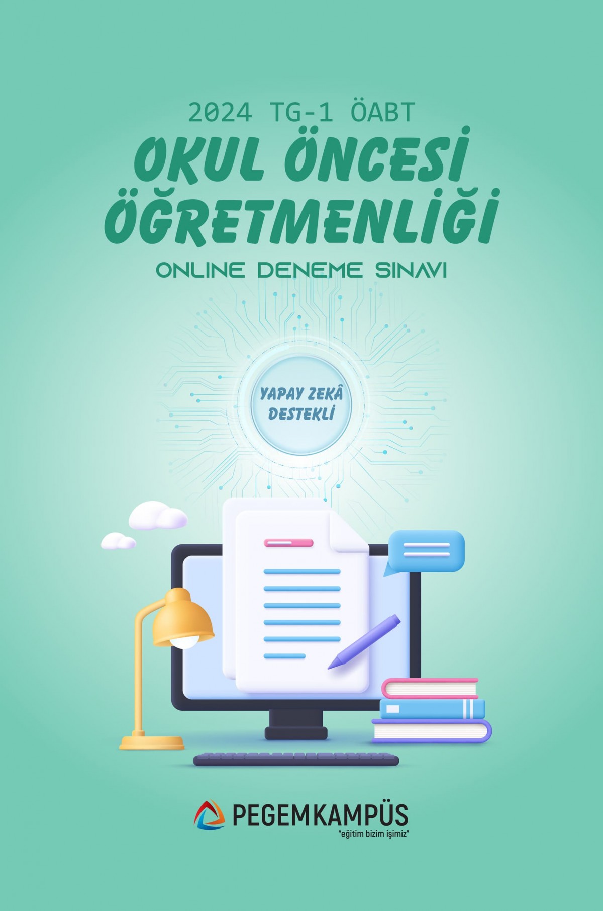 2024 TG-1 ÖABT Okul Öncesi Öğretmenliği Online Deneme Sınavı(e-kitap)