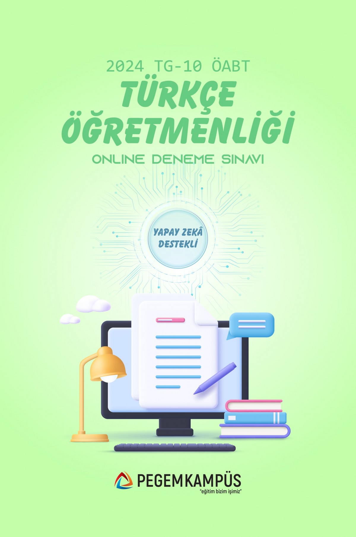 2024 TG-10 ÖABT Türkçe Öğretmenliği Deneme Sınavı