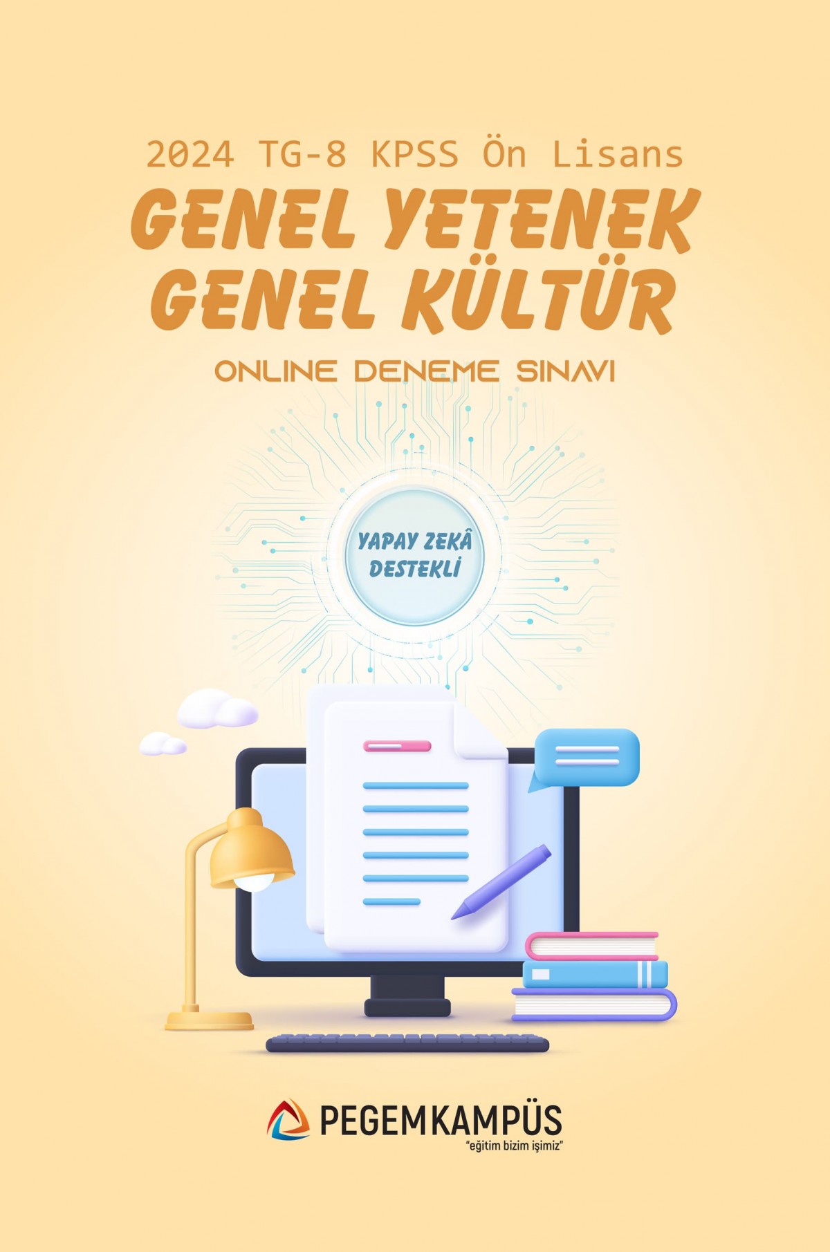 2024 TG-8 KPSS Ön Lisans GYGK Online Deneme Sınavı
