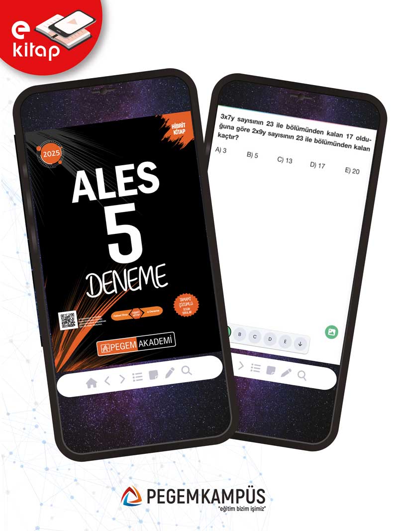 2025 ALES Tamamı Çözümlü 5 E-Deneme
