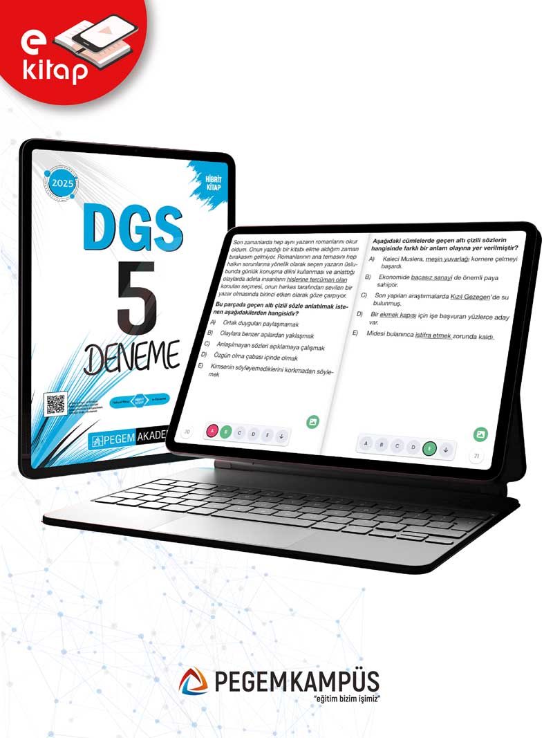 2025 DGS Tamamı Çözümlü 5 E-Deneme 2025 DGS Tamamı Çözümlü 5 E-Deneme