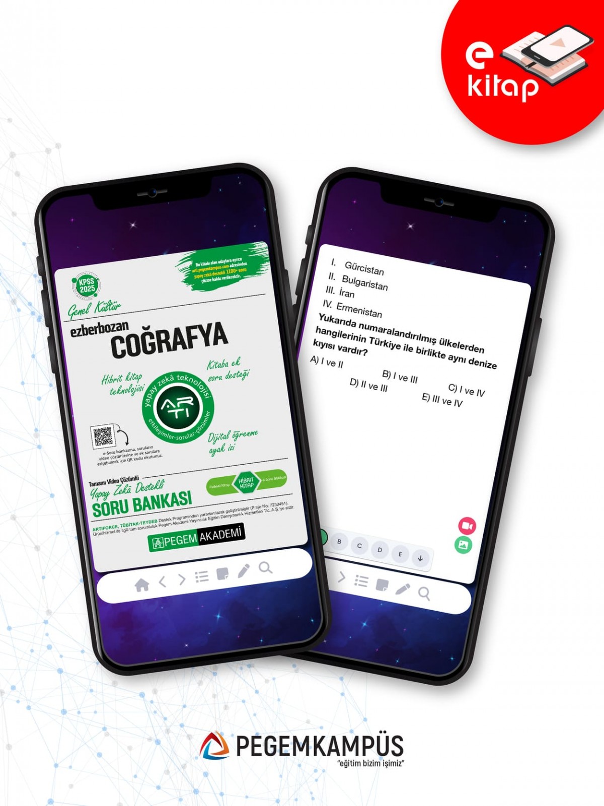 2025 Ezberbozan KPSS Genel Yetenek Genel Kültür Coğrafya E-Soru Bankası