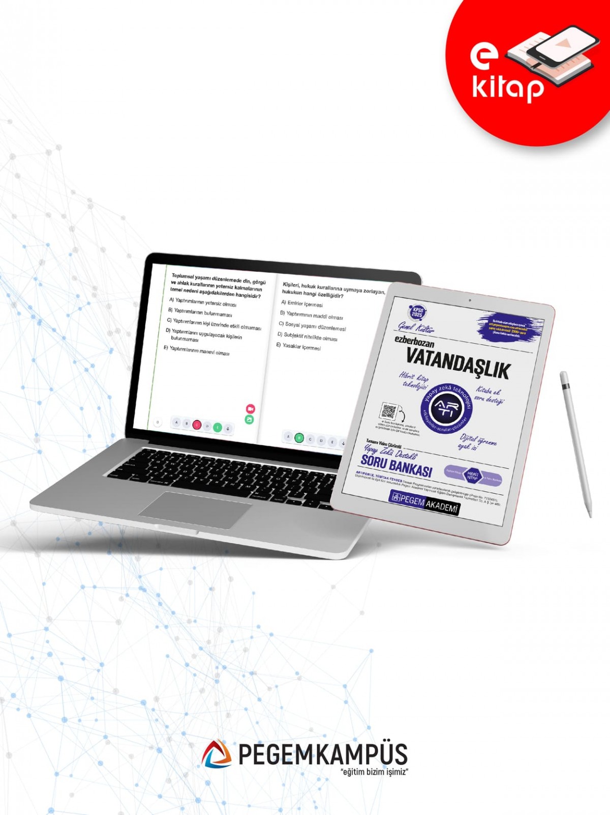 2025 Ezberbozan KPSS Genel Yetenek Genel Kültür Vatandaşlık E-Soru Bankası