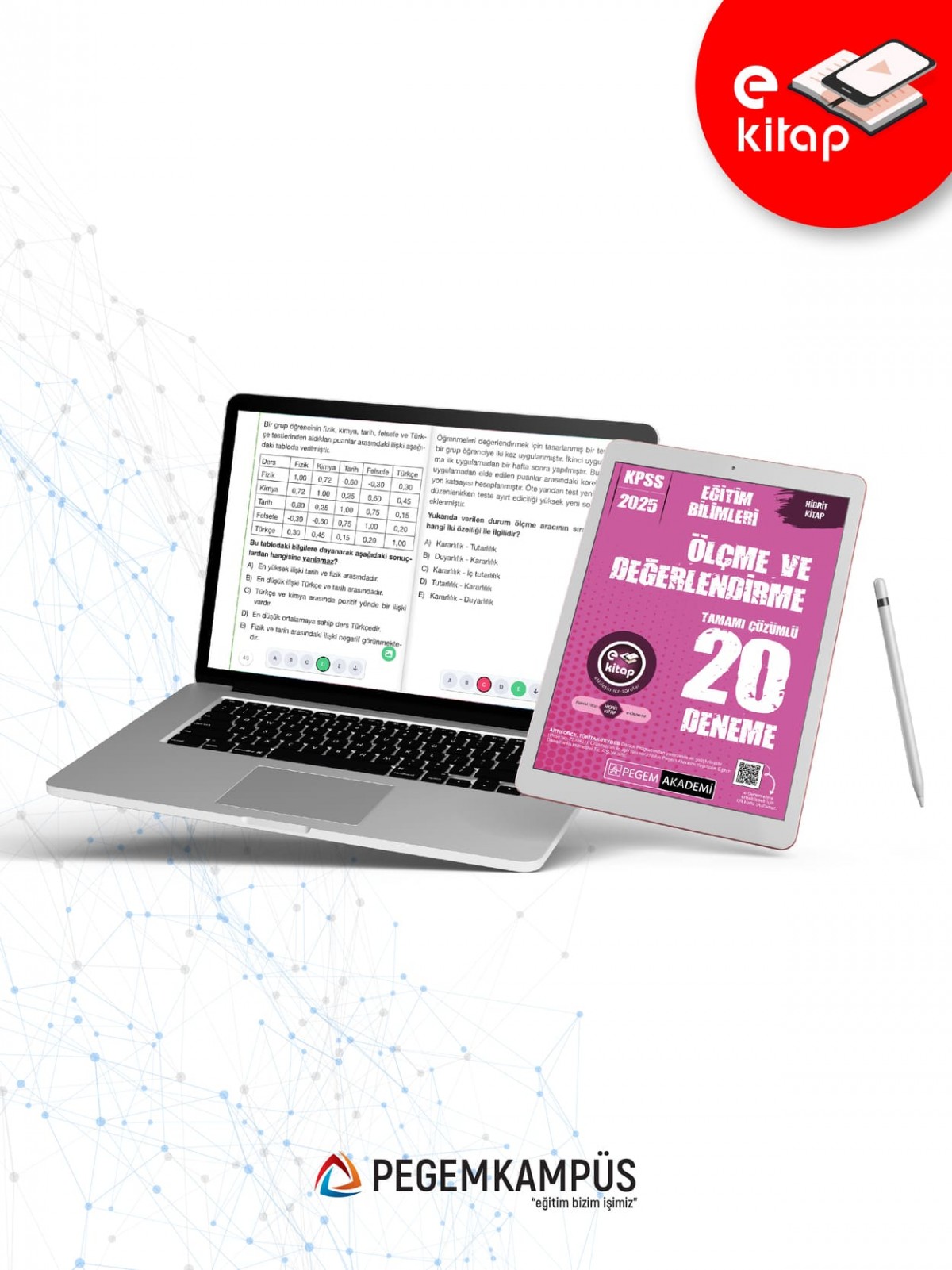 2025 KPSS Eğitim Bilimleri Ölçme ve Değerlendirme 20 E-Deneme