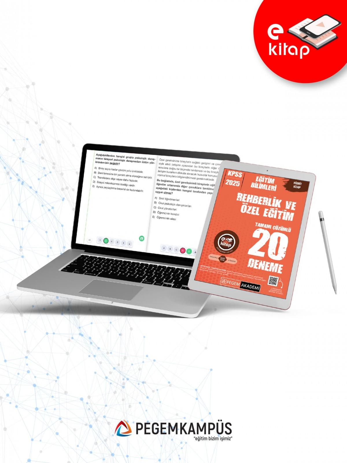 2025 KPSS Eğitim Bilimleri Rehberlik ve Özel Eğitim 20 E-Deneme