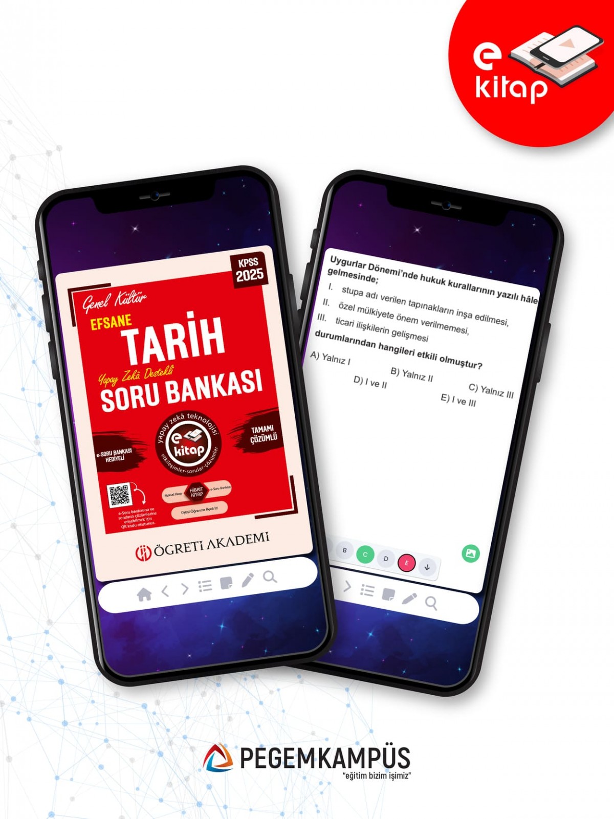 2025 KPSS Genel Kültür Efsane Tarih Tamamı Çözümlü E-Soru Bankası