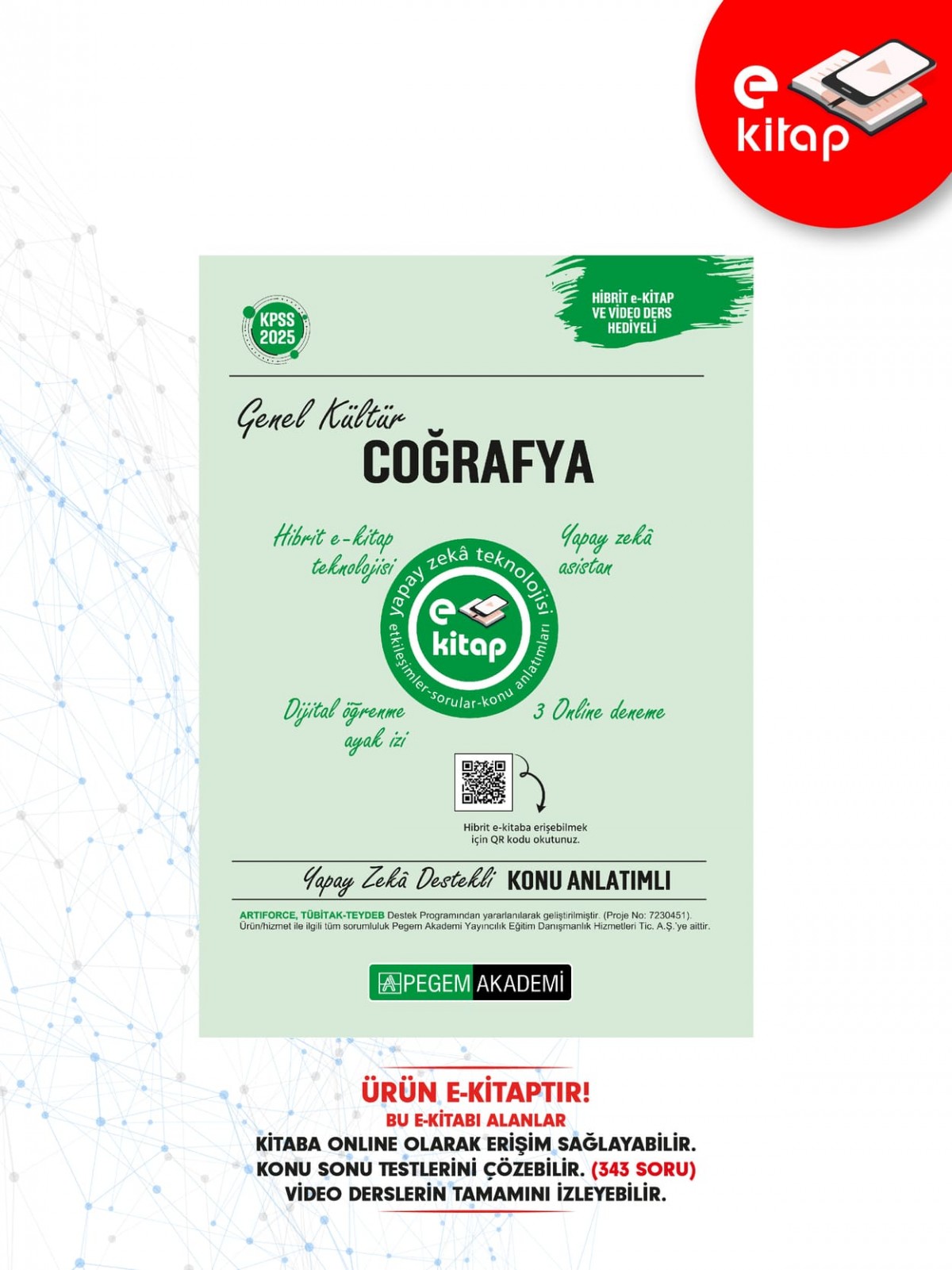 2025 KPSS Genel Yetenek Genel Kültür Coğrafya Konu Anlatımlı E-Kitap