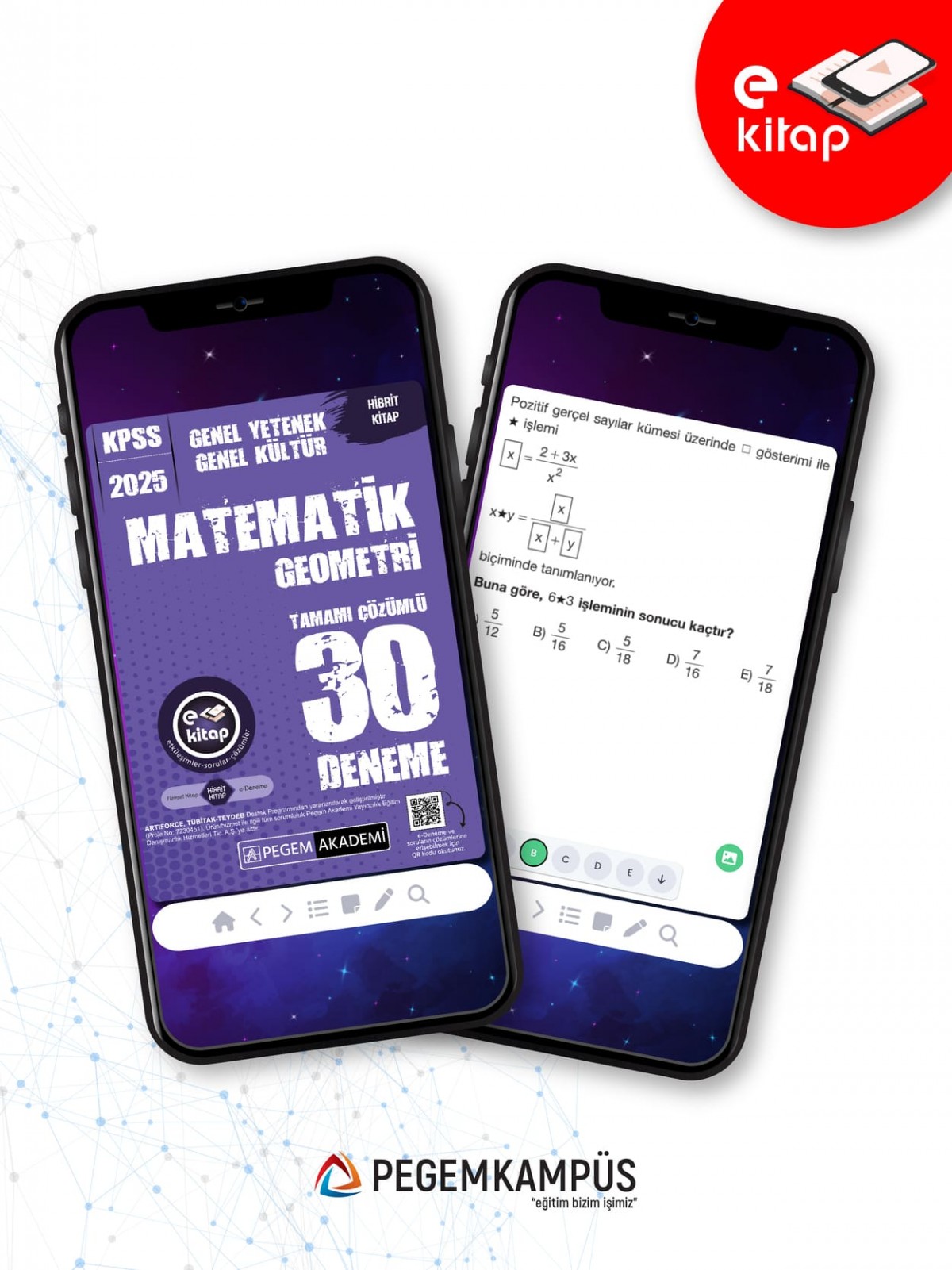 2025 KPSS Genel Yetenek Genel Kültür Matematik-Geometri 30 E-Deneme