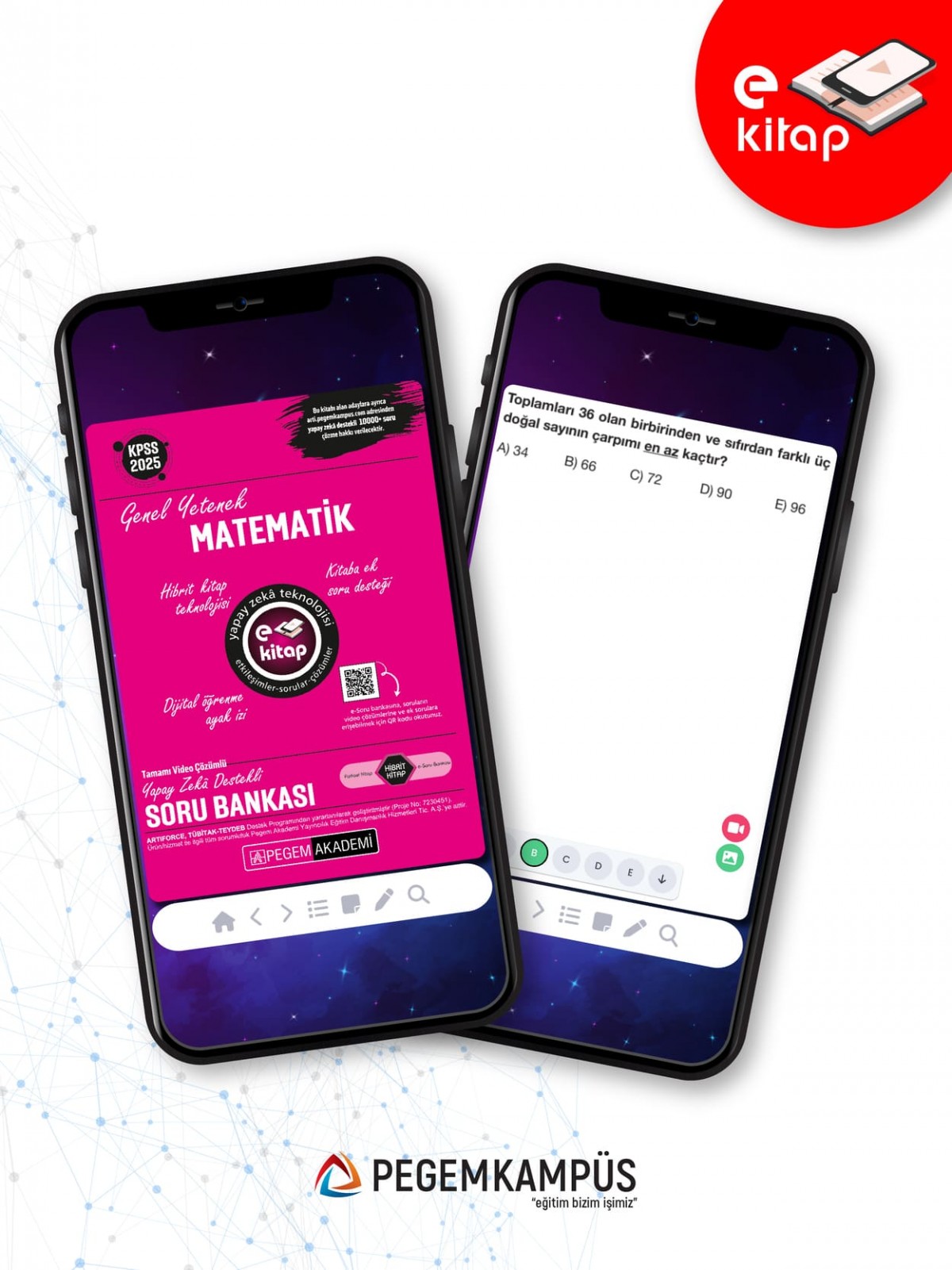 2025 KPSS Genel Yetenek Genel Kültür Matematik-Geometri E-Soru Bankası