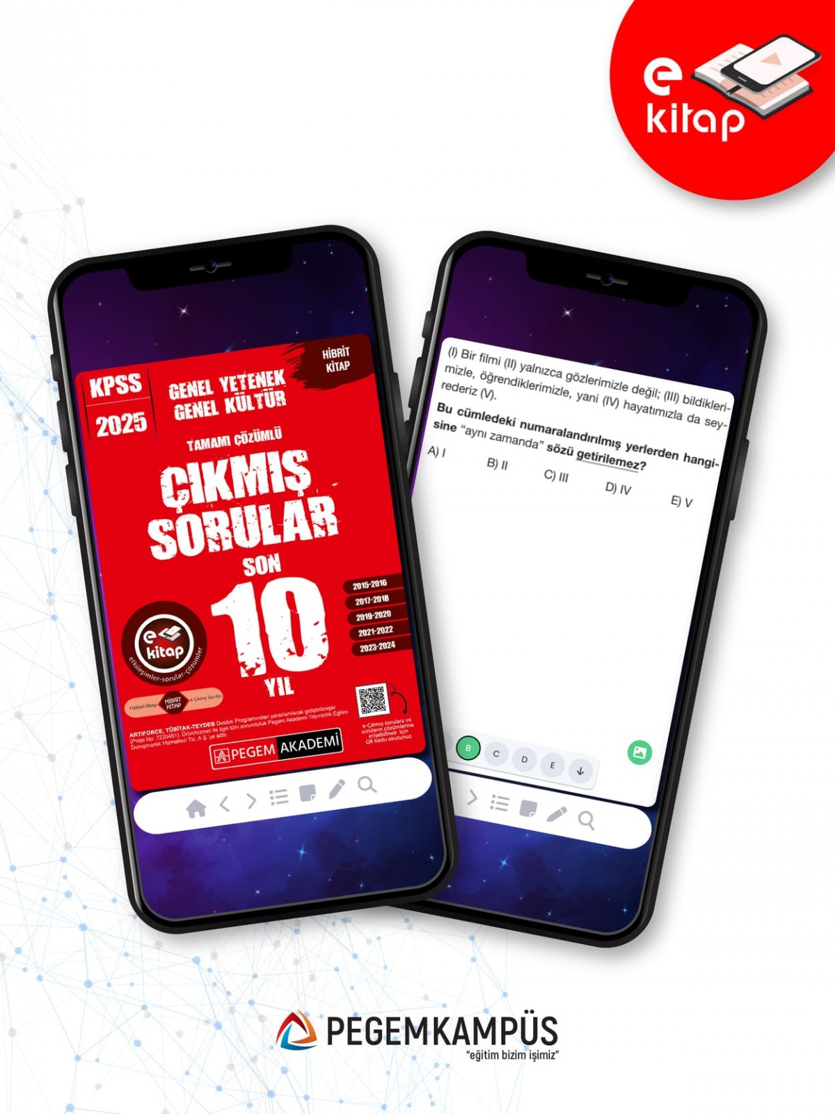 2025 KPSS Genel Yetenek Genel Kültür Tamamı Çözümlü E-Çıkmış Sorular (Son 10 Yıl) 2025 KPSS Genel Yetenek Genel Kültür Tamamı Çözümlü E-Çıkmış Sorular (Son 10 Yıl)