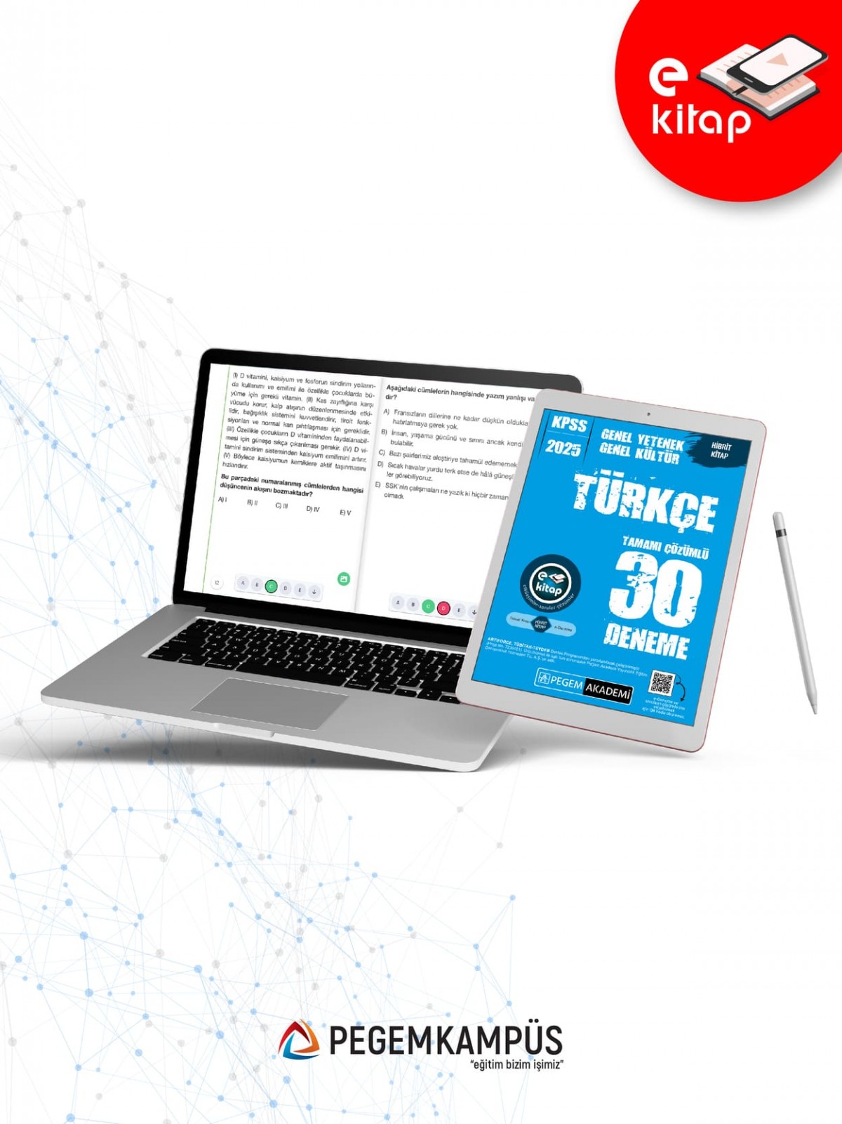 2025 KPSS Genel Yetenek Genel Kültür Türkçe 30 E-Deneme