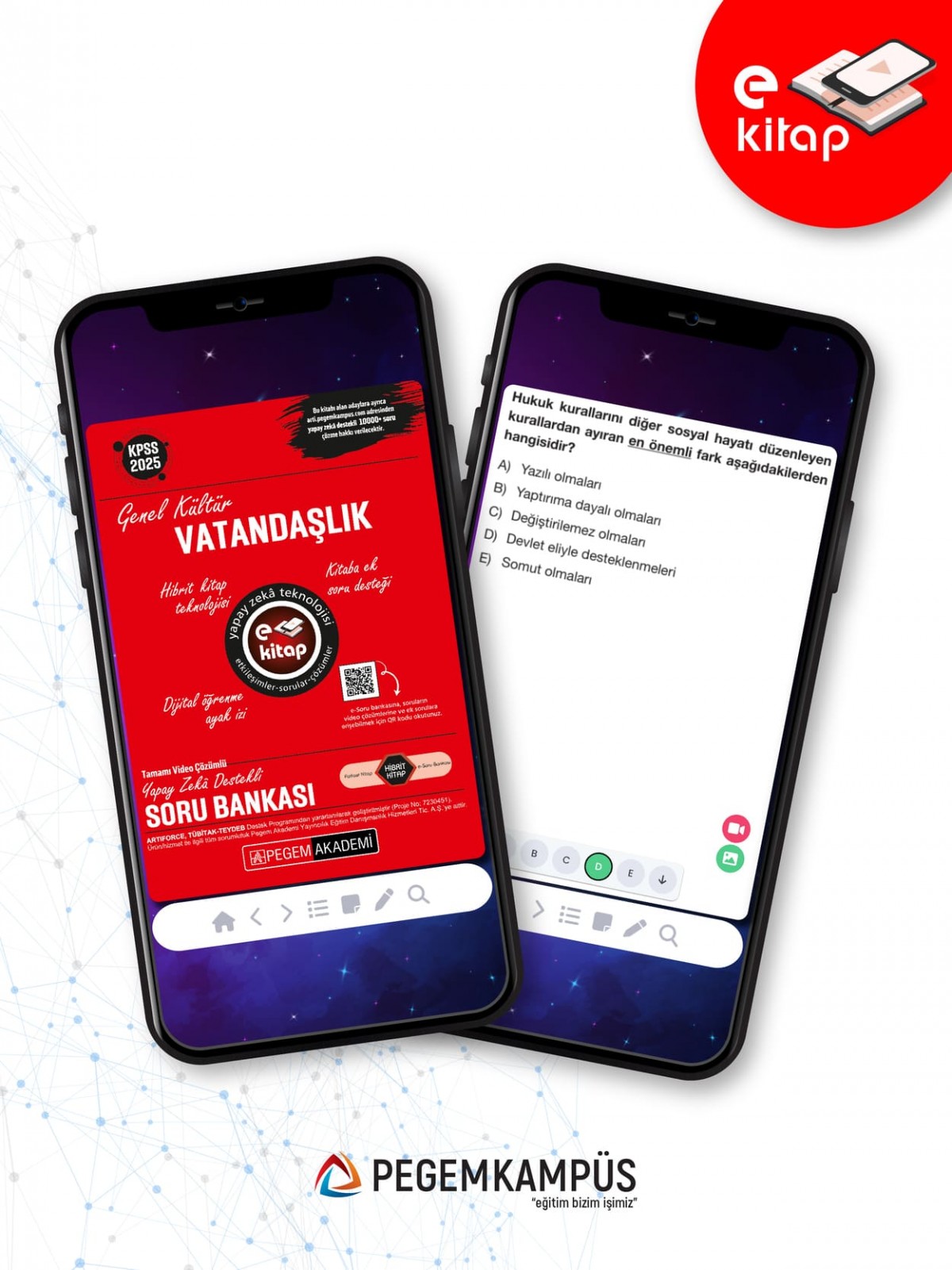2025 KPSS Genel Yetenek Genel Kültür Vatandaşlık E-Soru Bankası