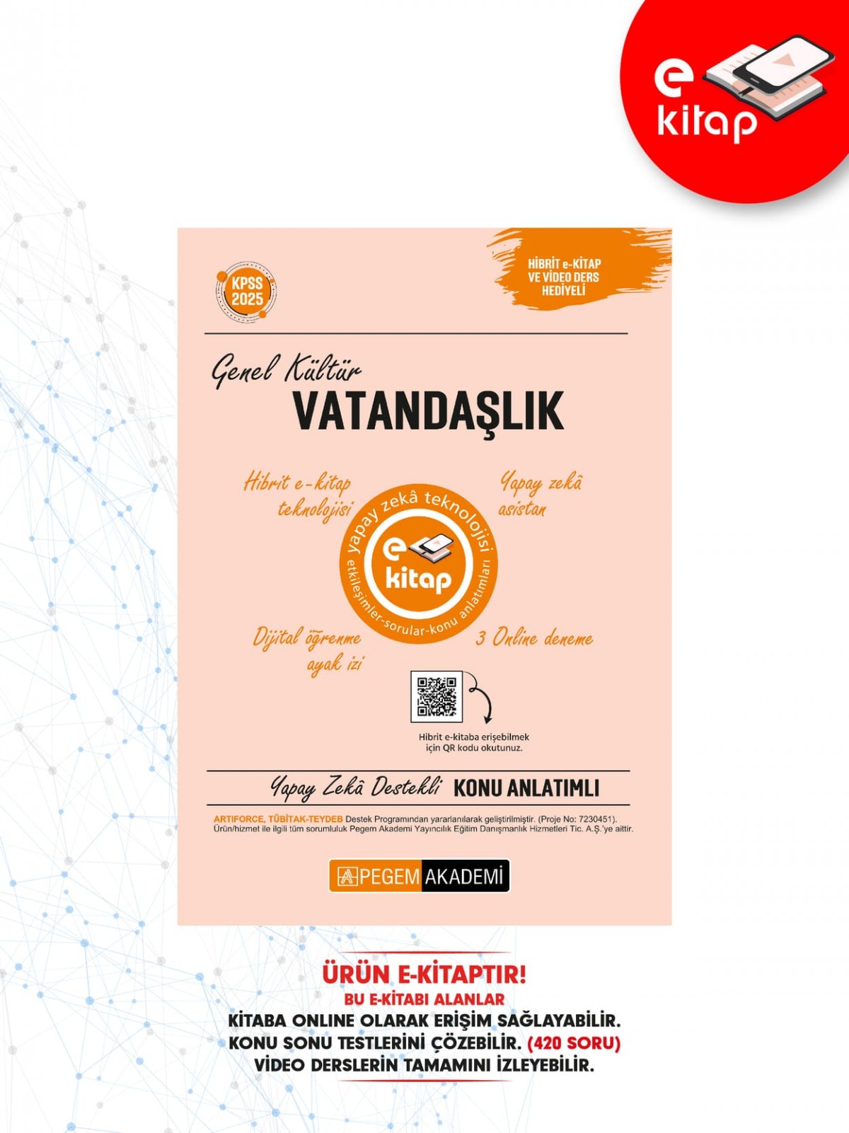 2025 KPSS Genel Yetenek Genel Kültür Vatandaşlık Konu Anlatımlı E-Kitap