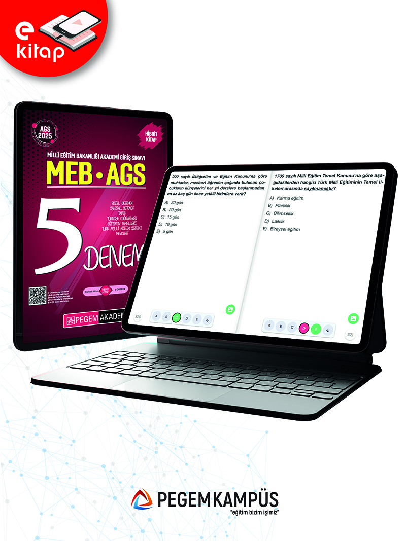 2025 MEB-AGS Tamamı Çözümlü 5 E-Deneme