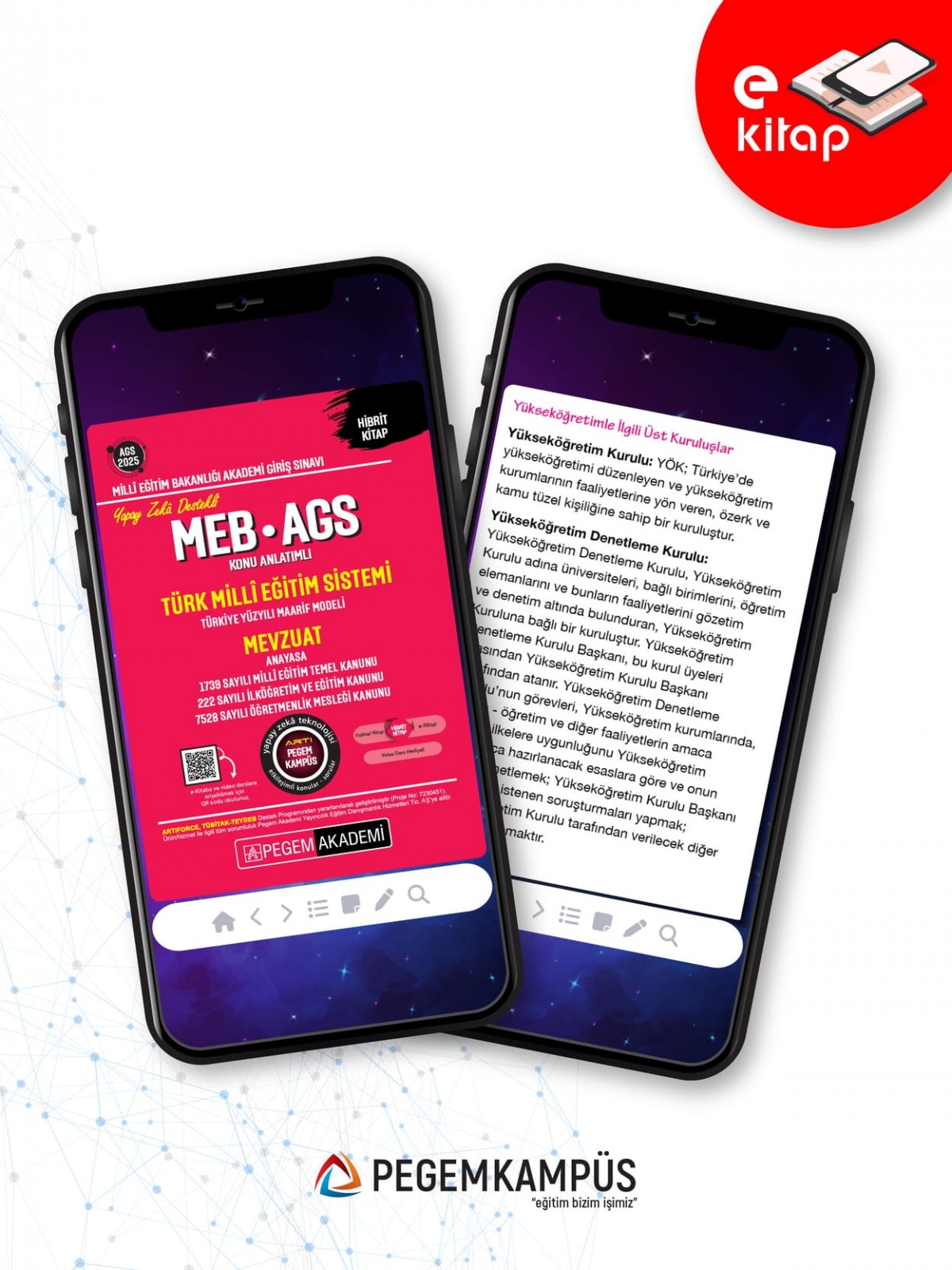 2025 MEB-AGS Konu Anlatımlı E-Kitap Türk Milli Eğitim Sistemi-Mevzuat