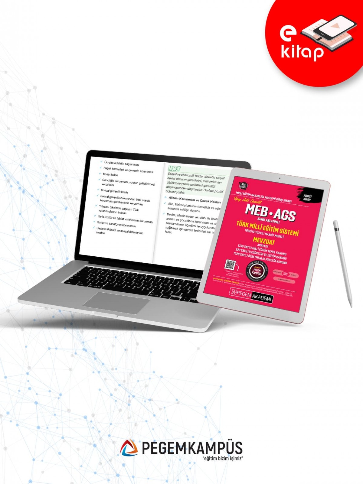 2025 MEB-AGS Konu Anlatımlı E-Kitap Türk Milli Eğitim Sistemi-Mevzuat