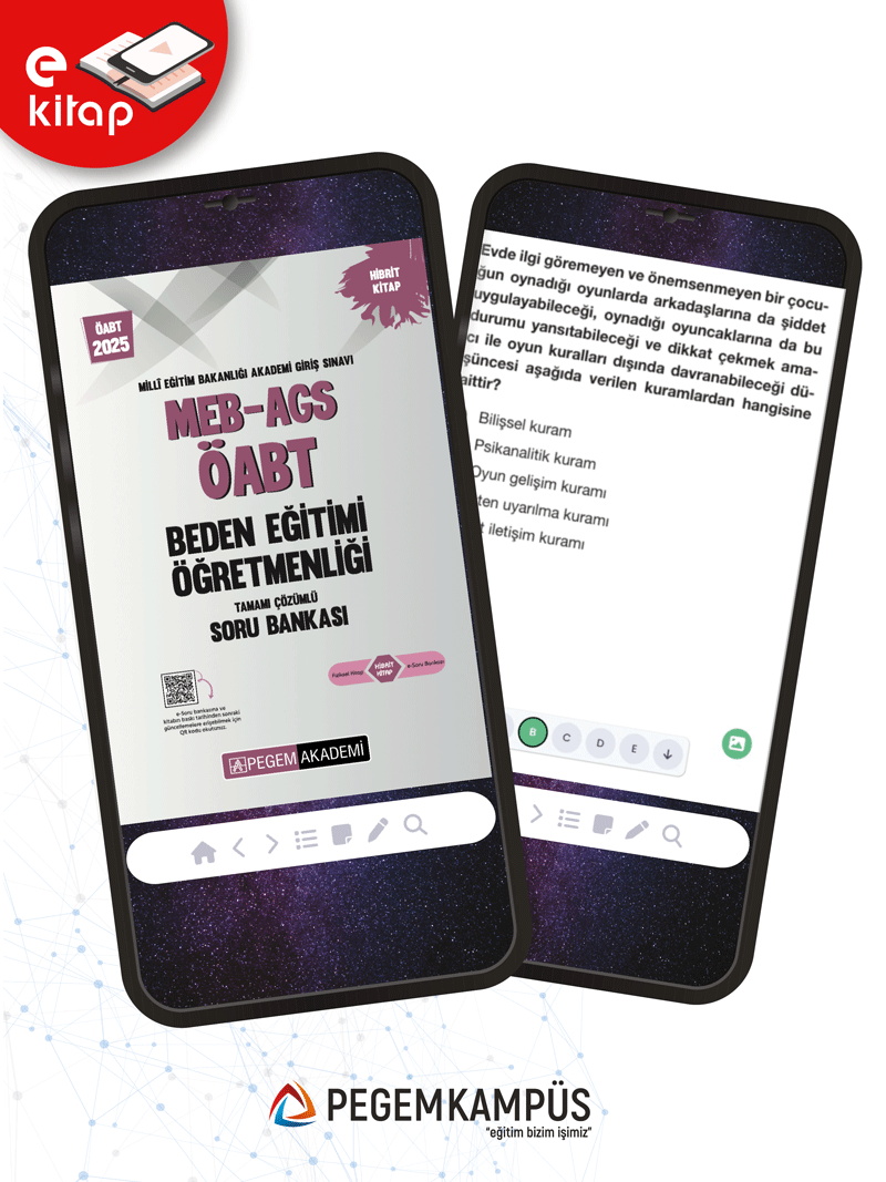 2025 MEB-AGS ÖABT Beden Eğitimi Öğretmenliği E-Soru Bankası