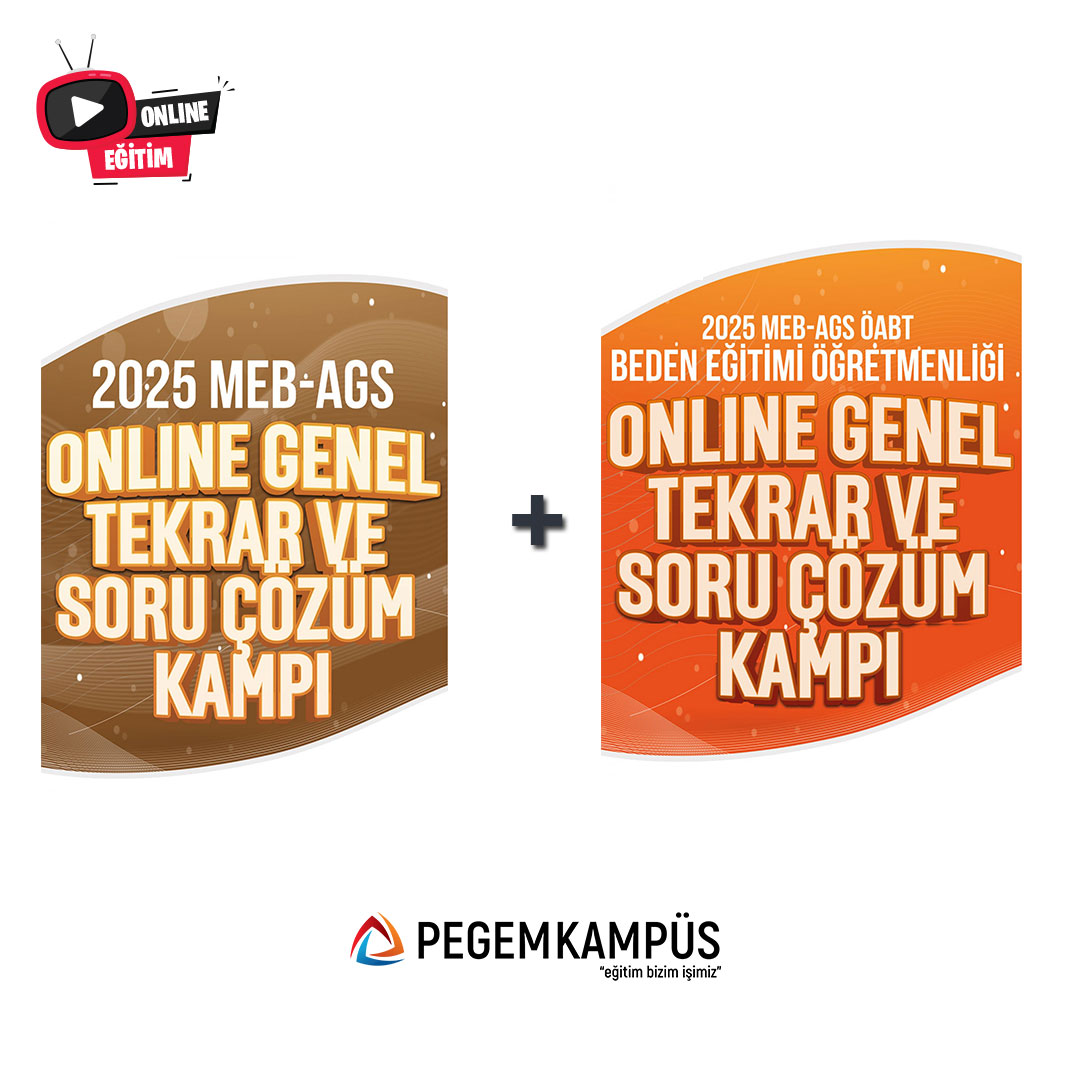 2025 MEB-AGS + ÖABT Beden Eğitimi Öğretmenliği Online Genel Tekrar ve Soru Çözüm Kampı