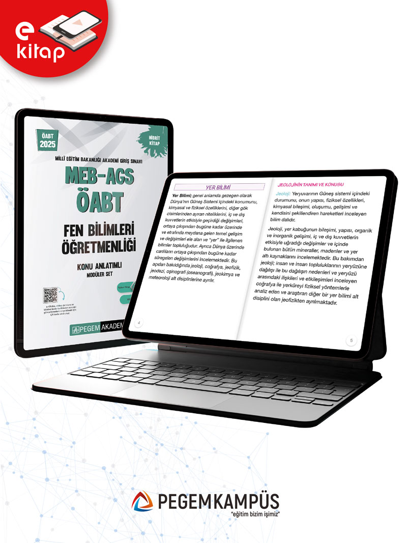 2025 MEB-AGS ÖABT Fen ve Teknoloji Öğretmenliği Konu Anlatımlı E-Kitap Seti