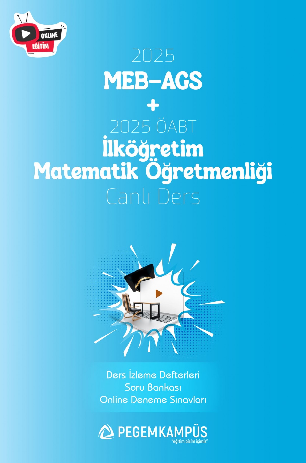 2025 MEB-AGS + ÖABT İlköğretim Matematik Öğretmenliği Canlı Dersler + Ders İzleme Defteri + Soru Bankası 2025 MEB-AGS + ÖABT İlköğretim Matematik Öğretmenliği Canlı Dersler + Ders İzleme Defteri + Soru Bankası