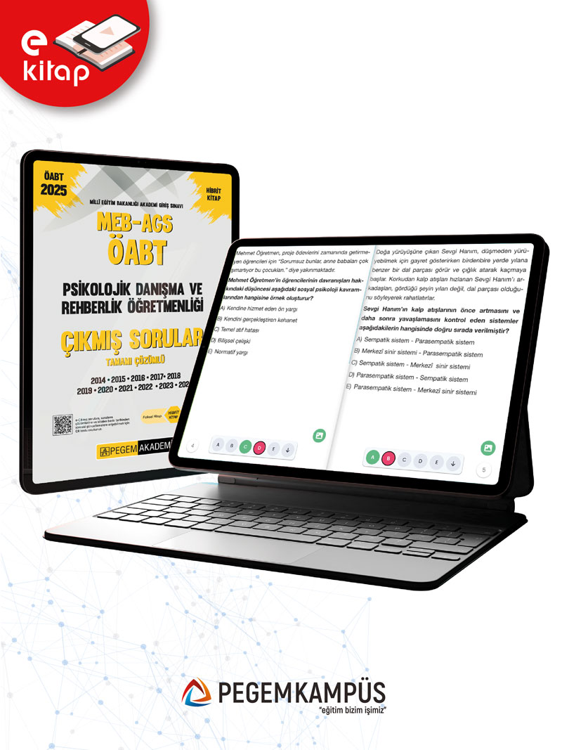2025 MEB-AGS ÖABT Psikolojik Danışma ve Rehberlik Öğretmenliği Tamamı Çözümlü E-Çıkmış Sorular