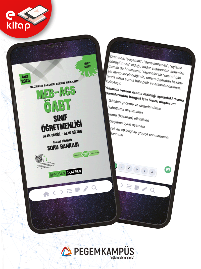2025 MEB-AGS ÖABT Sınıf Öğretmenliği E-Soru Bankası