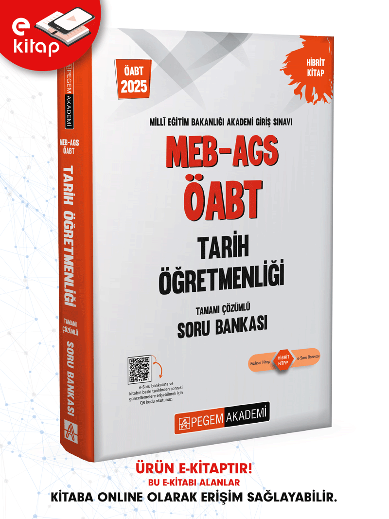 2025 MEB-AGS ÖABT Tarih Öğretmenliği E-Soru Bankası