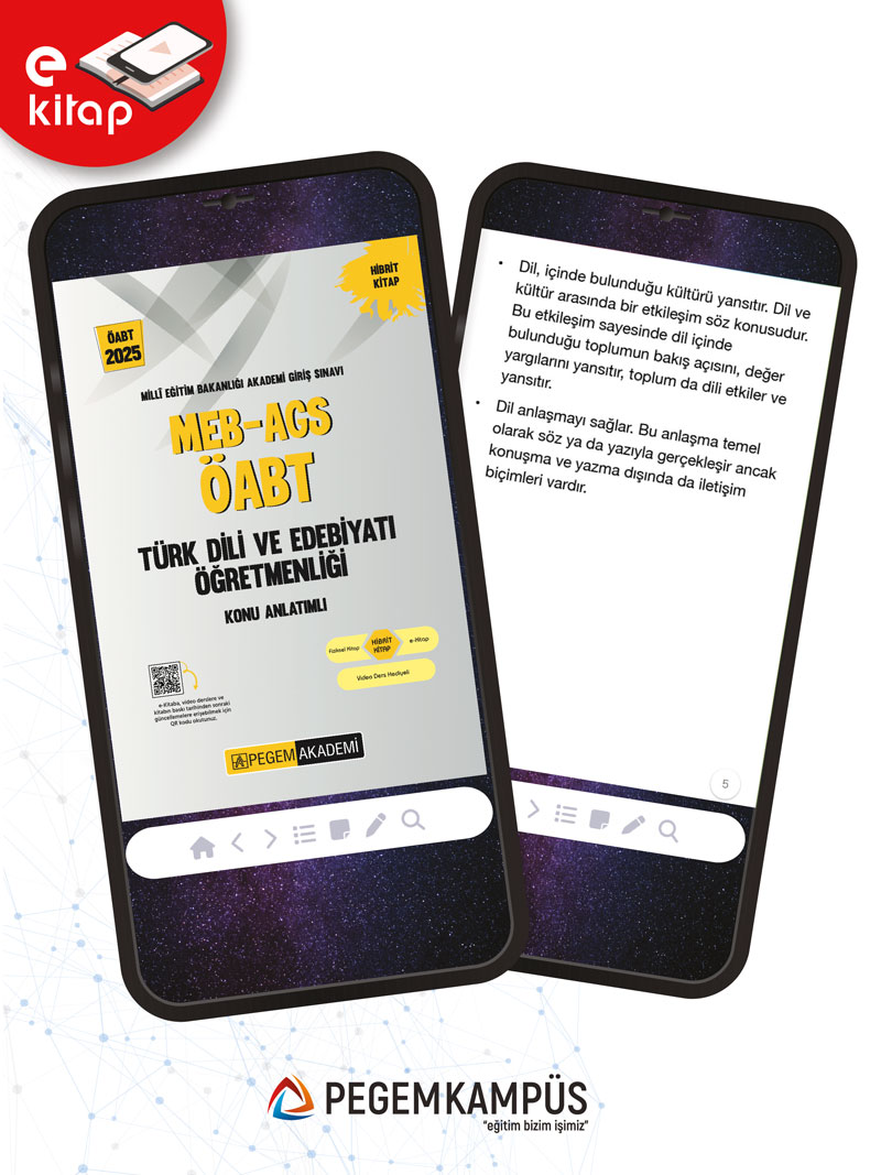 2025 MEB-AGS ÖABT Türk Dili ve Edebiyatı Öğretmenliği Konu Anlatımlı E-Kitap