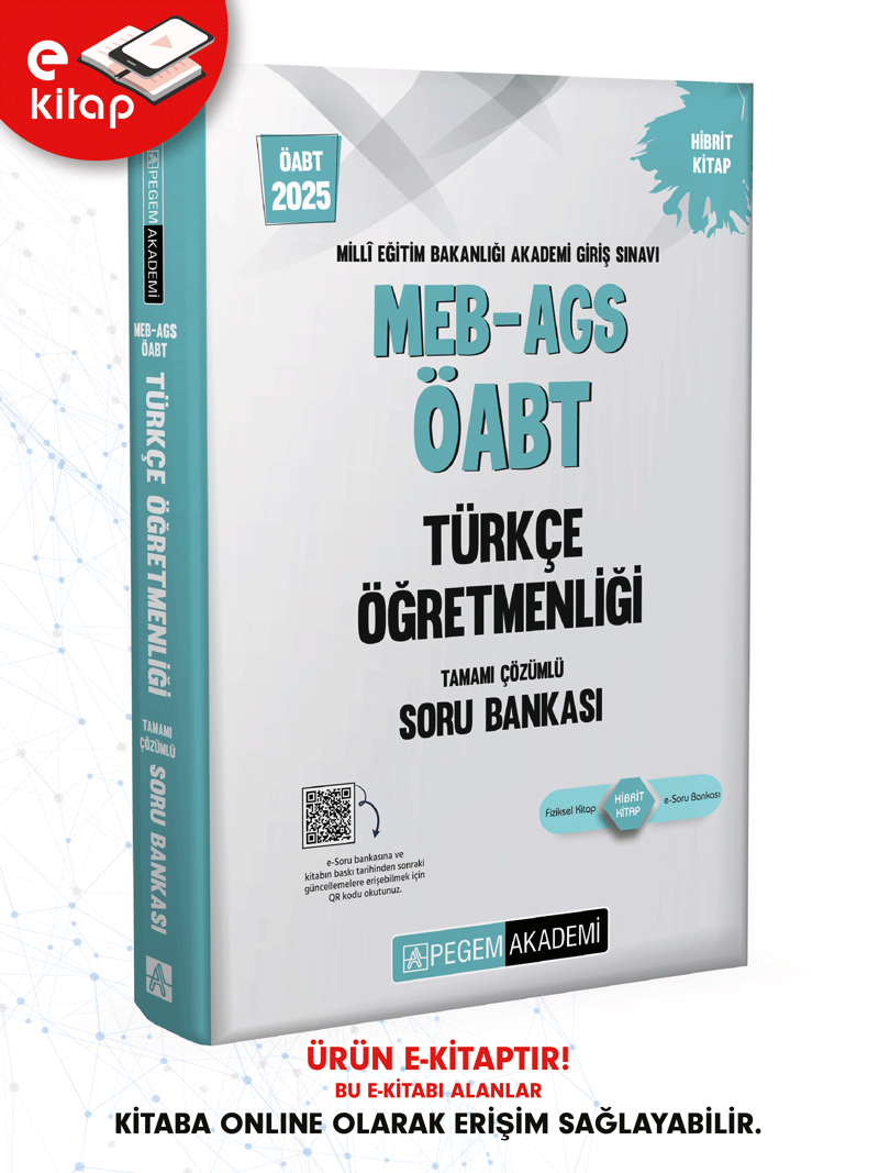 2025 MEB-AGS ÖABT Türkçe Öğretmenliği E-Soru Bankası