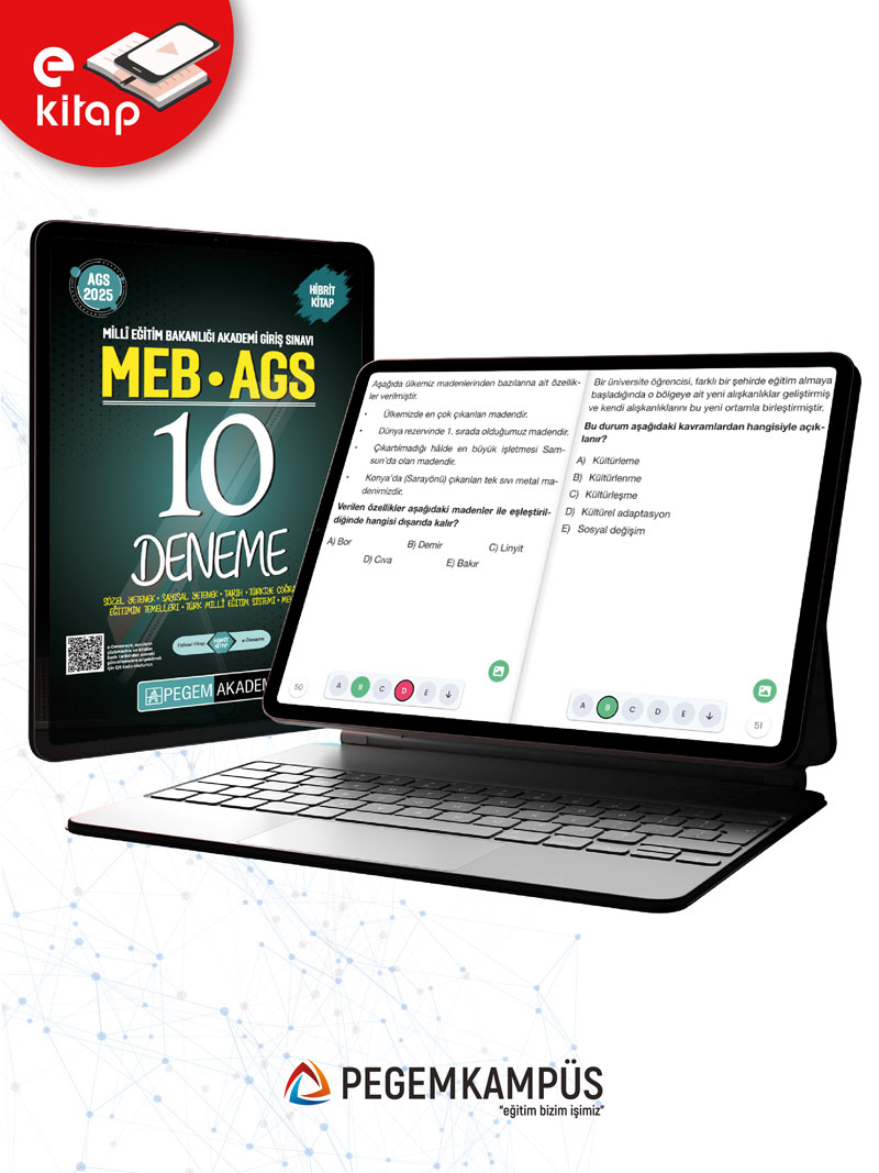 2025 MEB-AGS Tamamı Çözümlü 10 E-Deneme