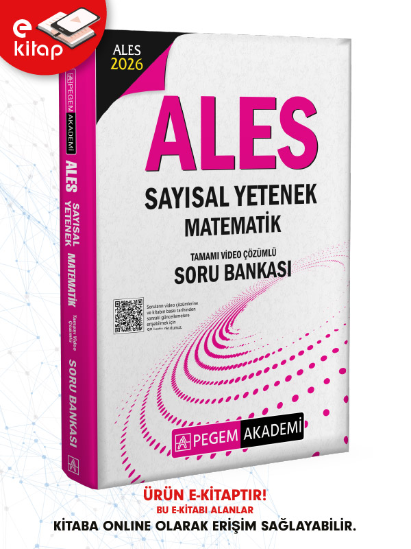 2026 ALES Sayısal Yetenek Matematik Tamamı Video Çözümlü E-Soru Bankası 2026 ALES Sayısal Yetenek Matematik Tamamı Video Çözümlü E-Soru Bankası