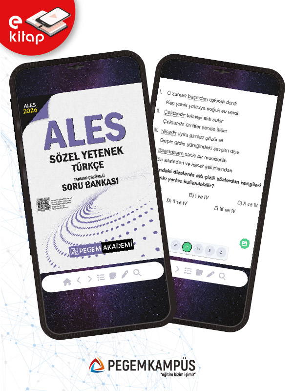 2026 ALES Sözel Yetenek Türkçe Tamamı Çözümlü E-Soru Bankası