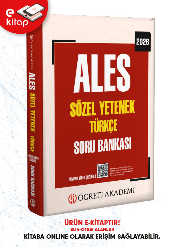 2026 ALES Sözel Yetenek Türkçe Tamamı Video Çözümlü E-Soru Bankası 2026 ALES Sözel Yetenek Türkçe Tamamı Video Çözümlü E-Soru Bankası