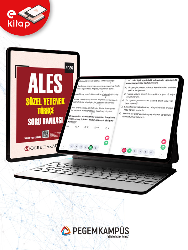 2026 ALES Sözel Yetenek Türkçe Tamamı Video Çözümlü E-Soru Bankası 2026 ALES Sözel Yetenek Türkçe Tamamı Video Çözümlü E-Soru Bankası