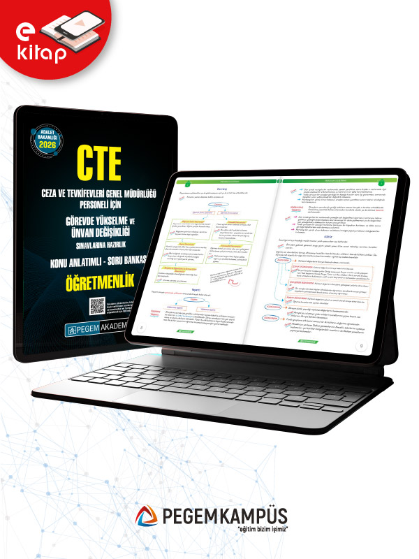 2026 CTE Adalet Bakanlığı Ceza ve Tevkifevleri Genel Müdürlüğü Görevde Yükselme ve Ünvan Değişikliği Sınavlarına Hazırlık Konu Anlatımlı Soru Bankası ÖĞRETMENLİK E-Kitap 2026 CTE Adalet Bakanlığı Ceza ve Tevkifevleri Genel Müdürlüğü Görevde Yükselme ve Ünvan Değişikliği Sınavlarına Hazırlık Konu Anlatımlı Soru Bankası ÖĞRETMENLİK E-Kitap