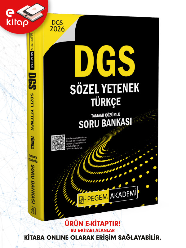 2026 DGS Sözel Yetenek Türkçe Tamamı Çözümlü E-Soru Bankası 2026 DGS Sözel Yetenek Türkçe Tamamı Çözümlü E-Soru Bankası