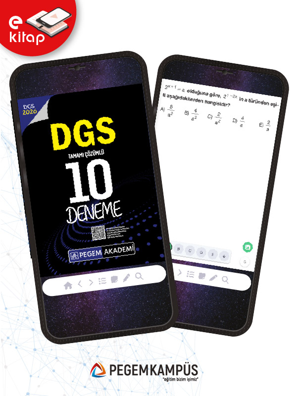 2026 DGS Tamamı Çözümlü 10 E-Deneme 2026 DGS Tamamı Çözümlü 10 E-Deneme